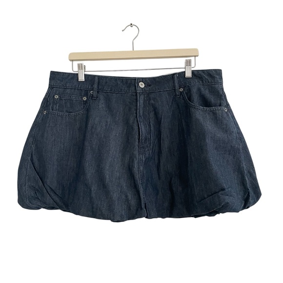 American Eagle Denim Bubble Skort Size 14 NWT - Picture 2 of 12